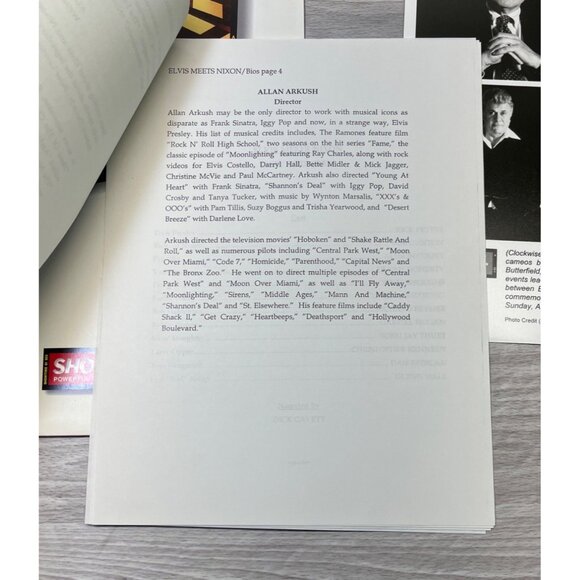 Elvis Meets Nixon Movie Press Kit Showtime Promo Packet Rick Peters Bob Gunton - Picture 7 of 9